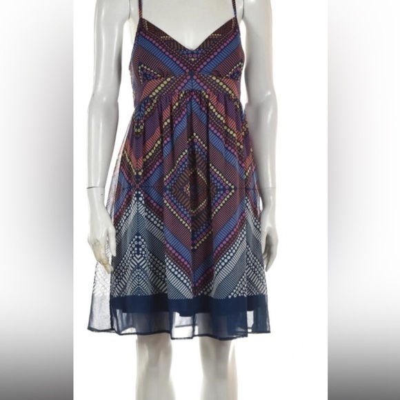 American Eagle Outfitters Dresses & Skirts - American Eagle Outfitters Multicolor Chevron Dress Size 8
